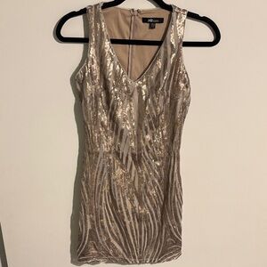 Sequin Mini Dress